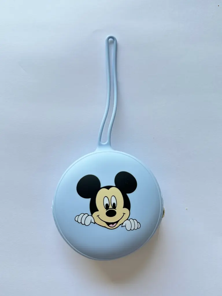 Portachupetes Mickey celeste