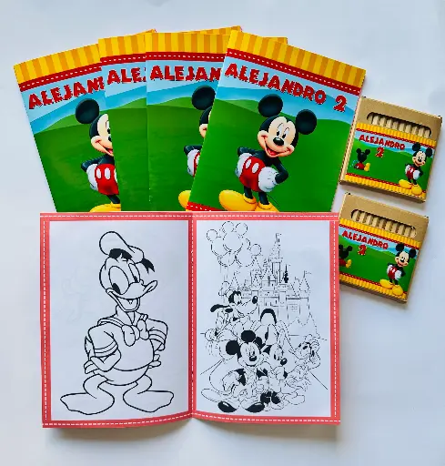 Libro de colorear con colores