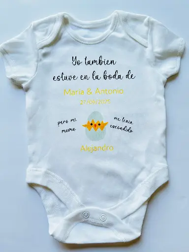 Body personalizado boda